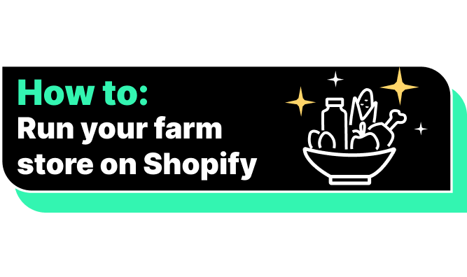 Sell farm goods on Shopify with Downpay for deposits